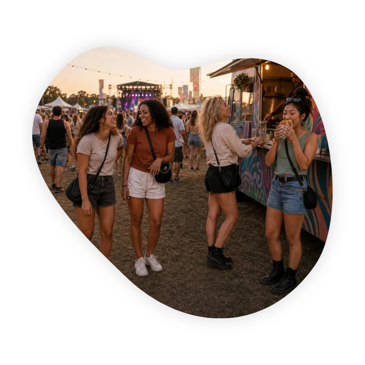 Women meeting up in person after connecting through the best friendship apps for women